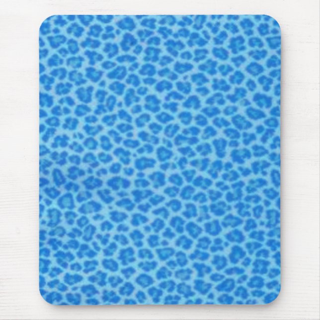 Alfombrilla De Ratón Almohadilla de ratón azul Zebra (Frente)