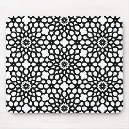 Alfombrilla De Ratón Almohadilla de ratón blanco y negro