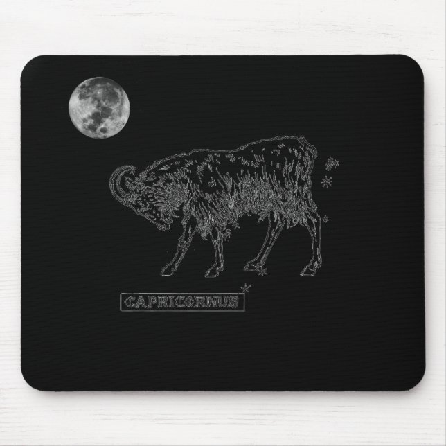 Alfombrilla De Ratón Almohadilla de ratón Capricorn (Frente)