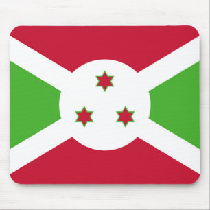 Alfombrilla De Ratón Almohadilla de ratón con bandera de Burundi