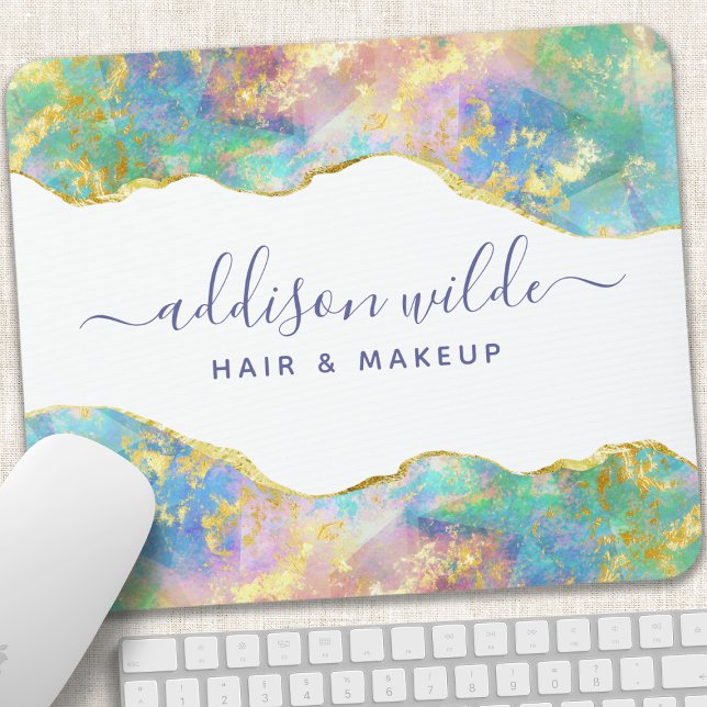 Alfombrilla De Ratón Almohadilla de ratón de arcoiris opal con fuego de (Subido por el creador)