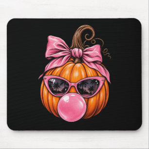 Alfombrilla De Ratón Almohadilla de ratón de chicle de calabaza otoñal