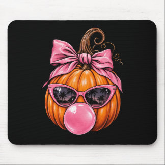 Alfombrilla De Ratón Almohadilla de ratón de chicle de calabaza otoñal 