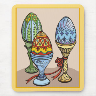 Alfombrilla De Ratón Almohadilla de ratón de huevos decorativos