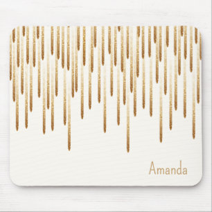 Alfombrilla De Ratón almohadilla de ratón de lluvia purpurina