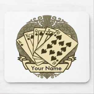 Alfombrilla De Ratón almohadilla de ratón de mano de poker bueno