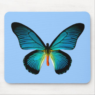 Alfombrilla De Ratón Almohadilla de ratón de mariposa azul