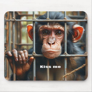 Alfombrilla De Ratón Almohadilla de ratón de mono