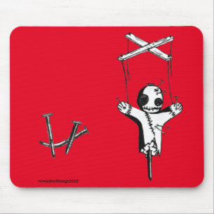 Alfombrilla De Ratón Almohadilla de ratón de muñeca roja