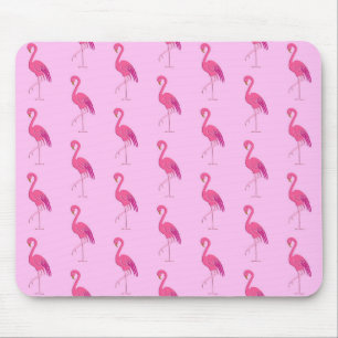 Alfombrilla De Ratón almohadilla de ratón de patrón flamingo rosa de bo