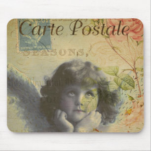 Alfombrilla De Ratón Almohadilla de ratón de postal francesa