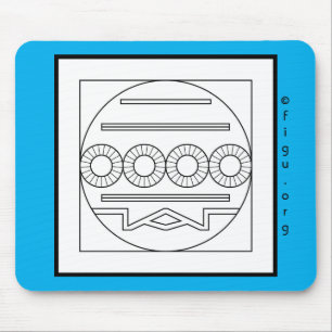 Alfombrilla De Ratón Almohadilla de ratón de símbolo de misión/tarea