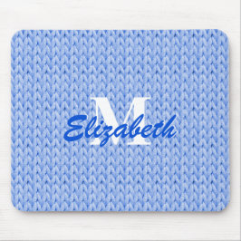 Alfombrilla De Ratón Almohadilla de ratón de textura de punto azul con 