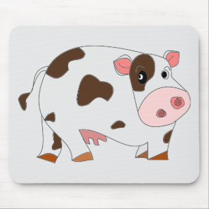 Alfombrilla De Ratón Almohadilla de ratón de vaca pequeña