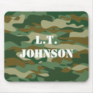 Alfombrilla De Ratón almohadilla de ratón del ejército verde monocasco