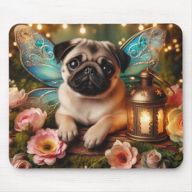 Alfombrilla De Ratón Almohadilla de ratón Floral Fairy (Frente)