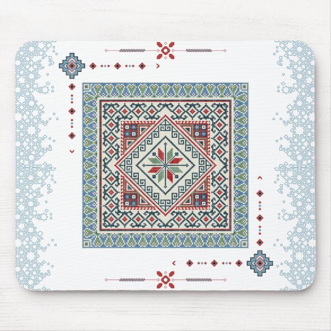 Alfombrilla De Ratón Almohadilla de ratón geométrica marroquí (Frente)