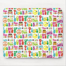 Alfombrilla De Ratón Almohadilla de ratón hippie recortada