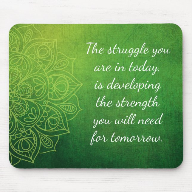 Alfombrilla De Ratón Almohadilla de ratón Inspiradora mística de Mandal (Frente)