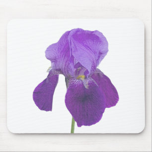 Alfombrilla De Ratón Almohadilla de ratón Iris púrpura