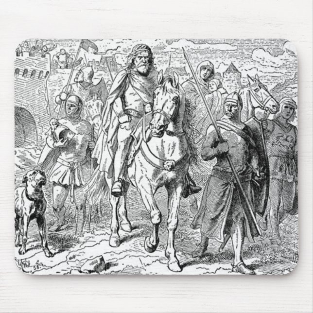 Alfombrilla De Ratón Almohadilla de ratón Knight Medieval (Frente)