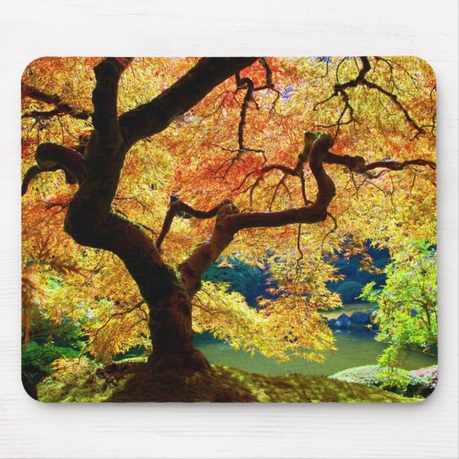 Alfombrilla De Ratón Almohadilla de ratón Maple japonesa (Frente)