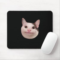 Almohadilla de ratón Meme de gato educado