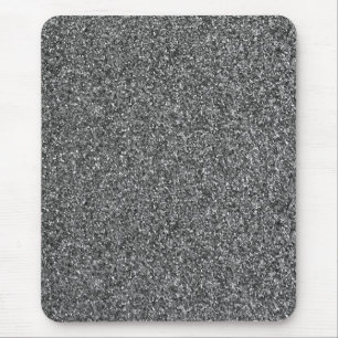 Alfombrilla De Ratón Almohadilla de ratón metálica de Purpurina platead