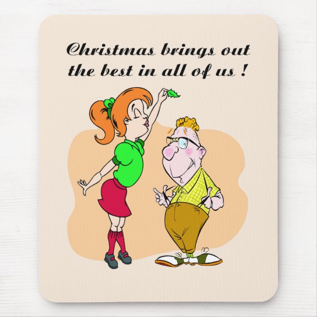 Alfombrilla De Ratón Almohadilla de ratón Mistletoe (Frente)