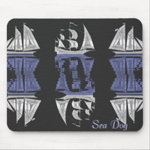 Alfombrilla De Ratón Almohadilla de ratón náutica para perro marino