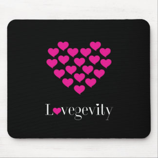 Alfombrilla De Ratón Almohadilla de ratón negro lovegevity
