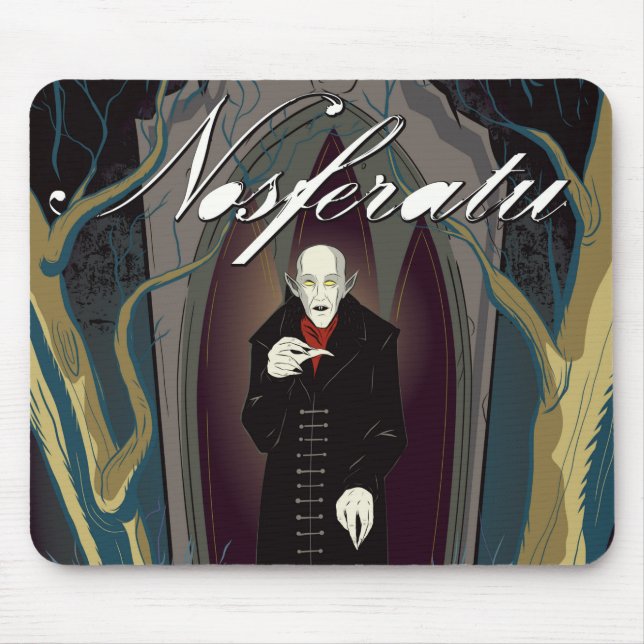 Alfombrilla De Ratón Almohadilla de ratón nosferatu (Frente)