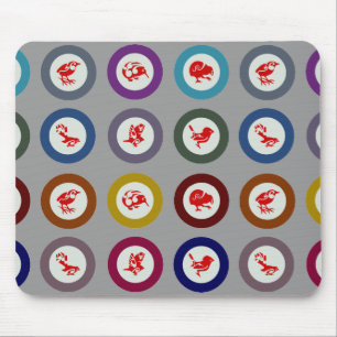 Alfombrilla De Ratón Almohadilla de ratón para aves nativas y endémicas