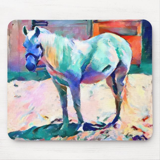 Alfombrilla De Ratón Almohadilla de ratón para caballos (Frente)