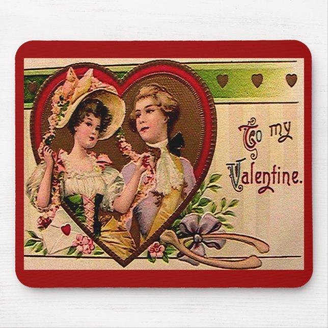 Alfombrilla De Ratón Almohadilla de ratón para parejas de San Valentín  (Frente)