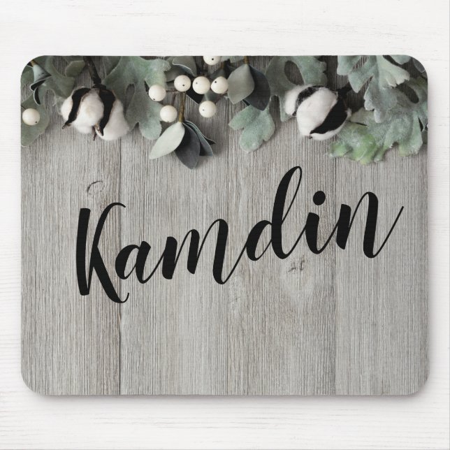 Alfombrilla De Ratón Almohadilla de ratón personalizada de algodón berr (Frente)