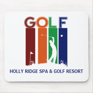 Alfombrilla De Ratón Almohadilla de ratón personalizada Golfer