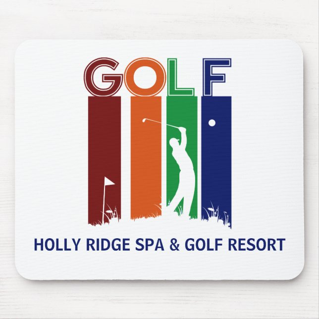 Alfombrilla De Ratón Almohadilla de ratón personalizada Golfer (Frente)