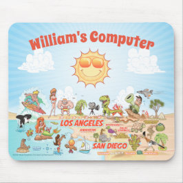 Alfombrilla De Ratón Almohadilla de ratón Personalizado de California p