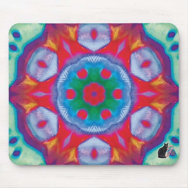 Alfombrilla De Ratón Almohadilla de ratón Pippin Kaleidoscope (Frente)
