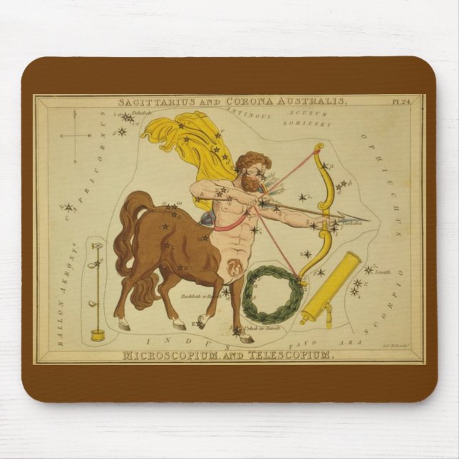 Alfombrilla De Ratón Almohadilla de ratón Sagittarius (Frente)