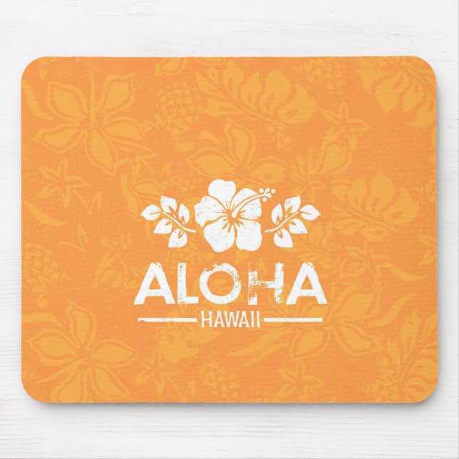 Alfombrilla De Ratón Almohadilla del ratón Aloha Hawaii (Frente)
