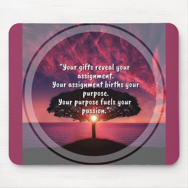 Alfombrilla De Ratón Almohadilla del ratón "Asignación" (Frente)