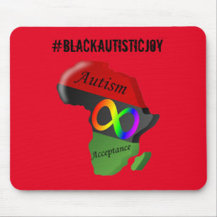 Alfombrilla De Ratón Almohadilla del ratón #BlackAutisticJoy