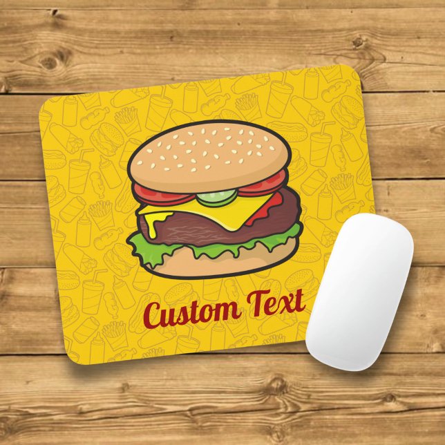 Alfombrilla De Ratón Almohadilla del ratón Cheeseburger (Subido por el creador)