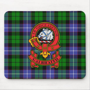 Alfombrilla De Ratón Almohadilla del ratón Clan Galbraith con Clan Tar