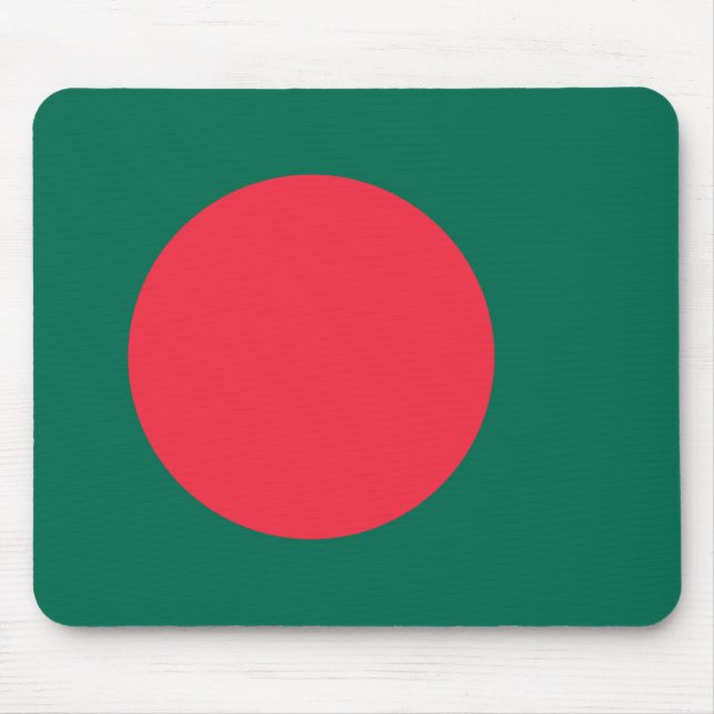 Alfombrilla De Ratón Almohadilla del ratón con bandera de Bangladesh (Frente)