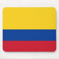 Almohadilla del ratón con bandera de Colombia