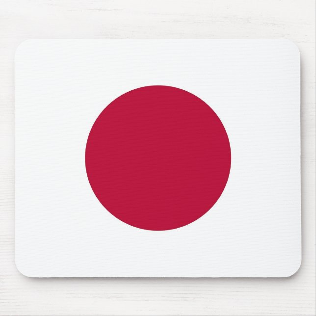 Alfombrilla De Ratón Almohadilla del ratón con bandera de Japón (Frente)