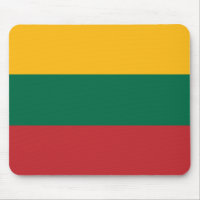 Almohadilla del ratón con bandera de Lituania